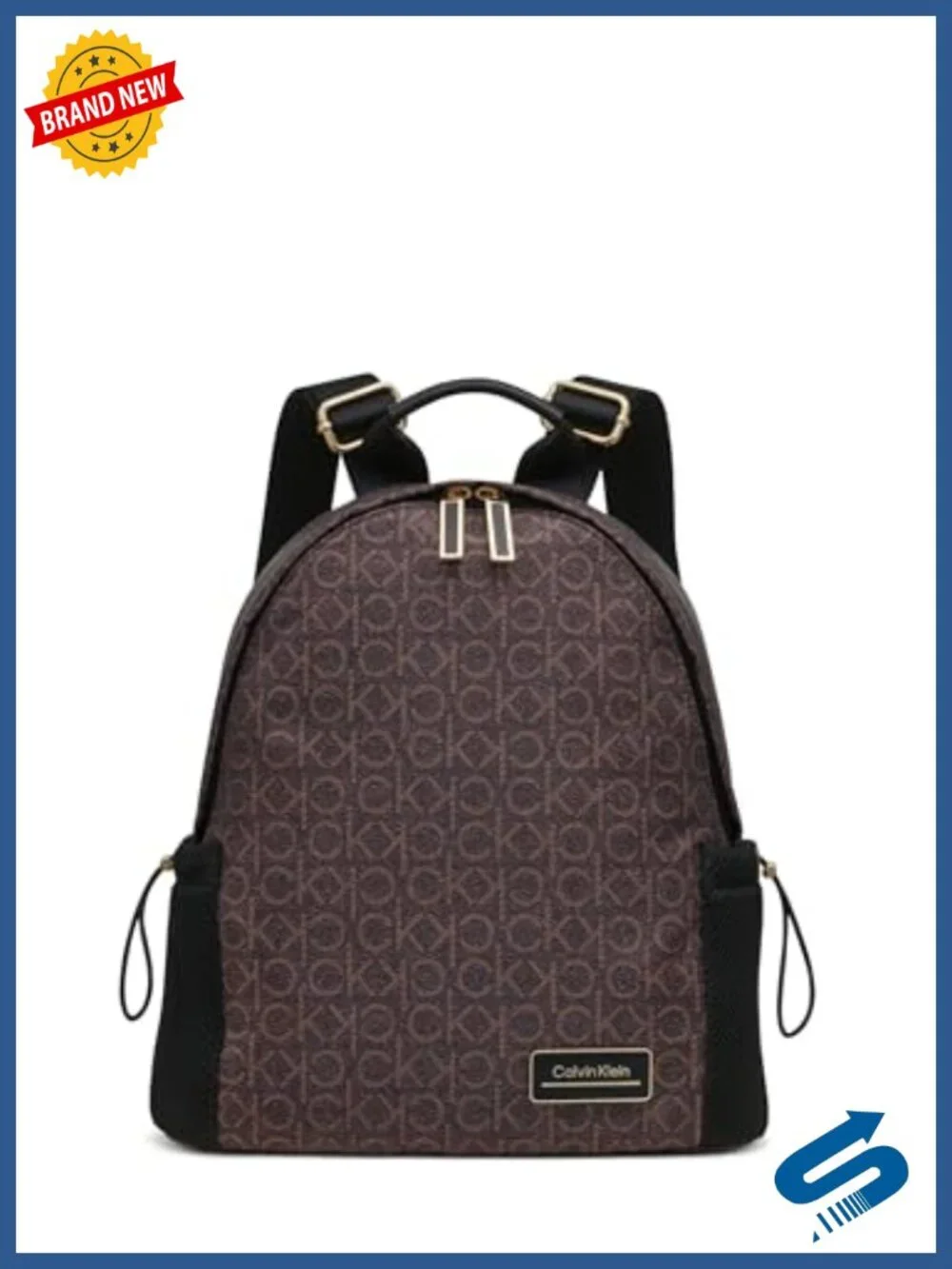 Organizational Backpack with Nylon and Multiple Pockets